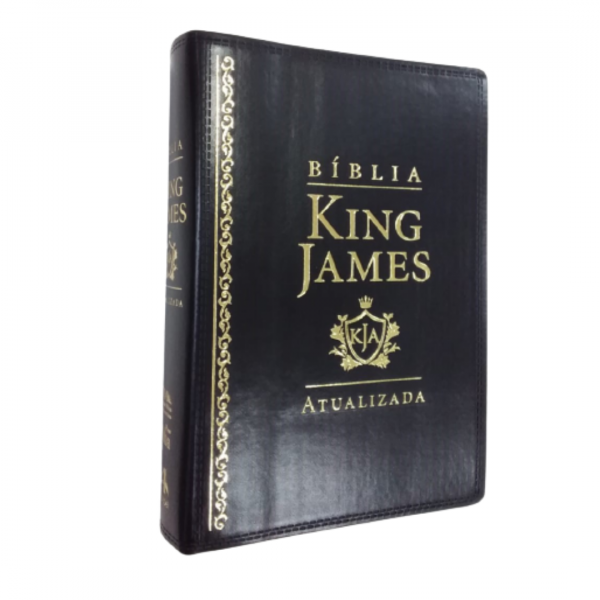 BIBLIA DE ESTUDO KING JAMES ATUALIZADA LUXO PRETA